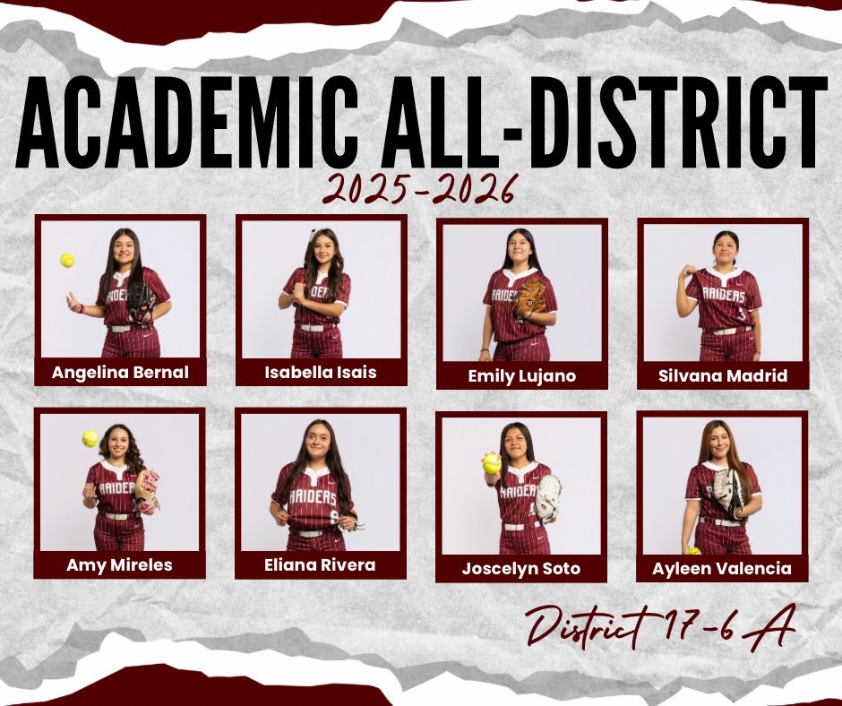 raidersoft_ball's tweet photo. Eight athletes. One standard of excellence. 📚✏️🥎 https://t.co/NhiQLCVAqg