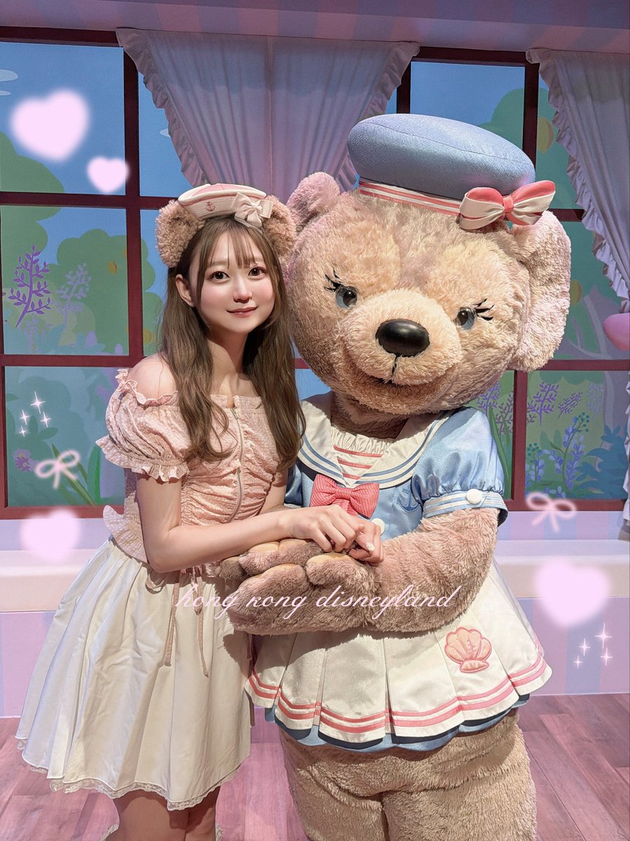 香港ディズニー🇭🇰シェリーメイちゃんに会えました♡カチューシャは