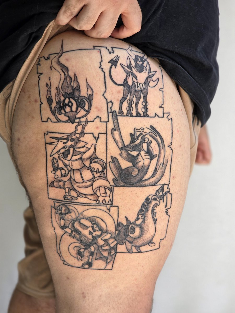 oFelicx's tweet photo. Eu e os pokemons que tenho tatuados https://t.co/XMOiYghndC
