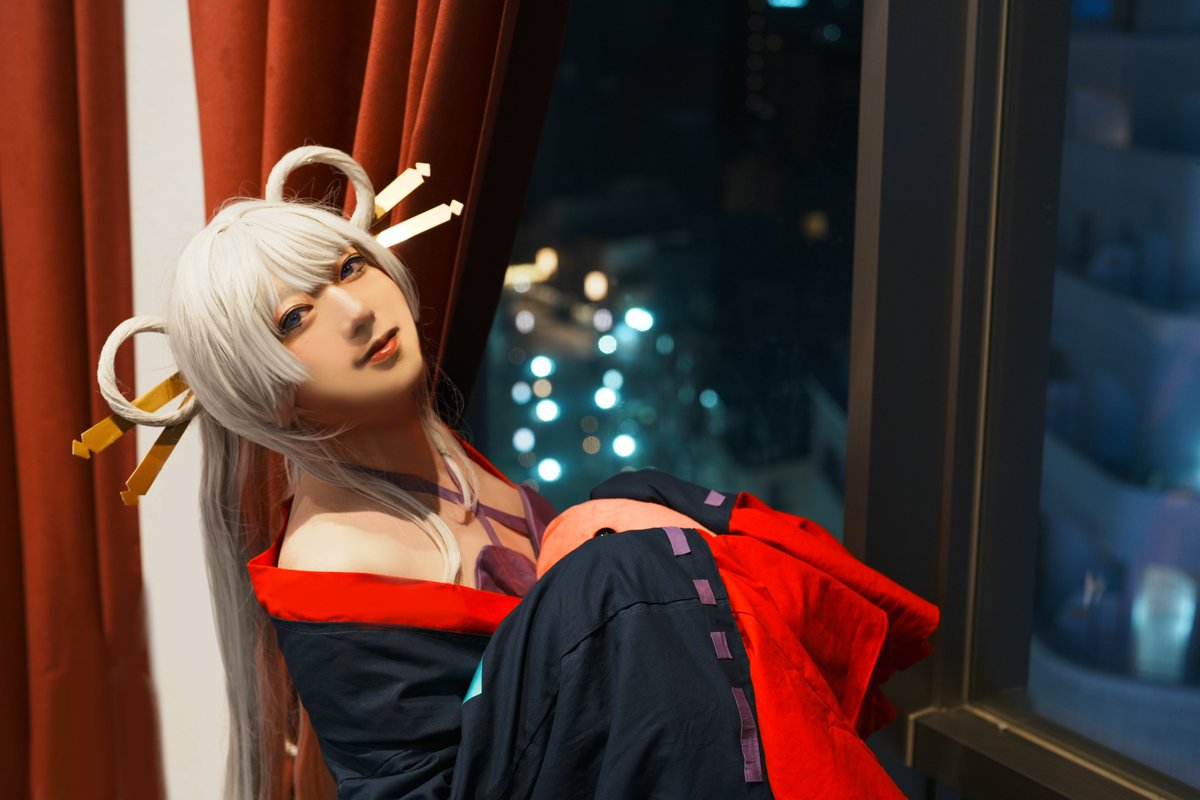 rinchesca's tweet photo. [cosplay] 超かぐや姫！ / 月見ヤチヨ    

「よ～し！今宵もみんなをいざなっちゃうよ～！」

photo : @Escalator_Rider 

#アサクサ・オールナイト #超かぐや姫cosplay https://t.co/v6PxXhhx6C