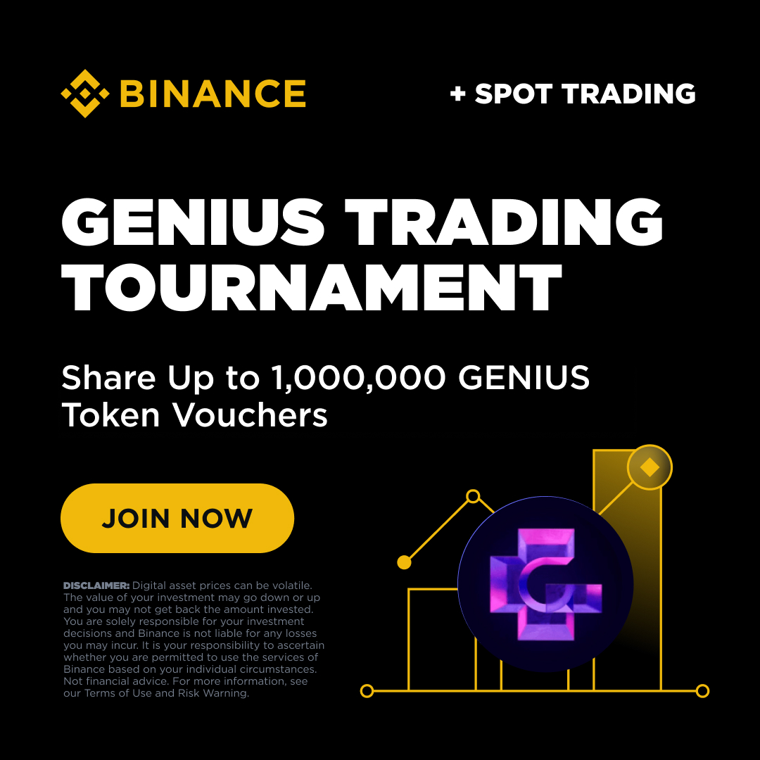 @binance ayaa tweet muhiim ah ka qoray $GENIUS