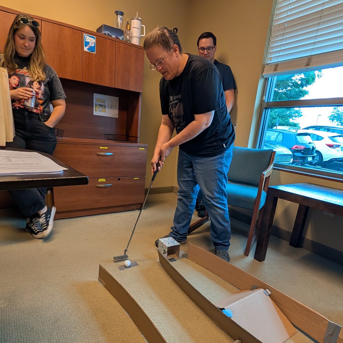 triadMM's tweet photo. That’s a wrap on Putt Wars 2026! Dan took the win this time, snagging the green jacket &amp; a tasty chocolate cake from Carfagna’s! Congrats, Dan!  
#PuttWars #PuttPutt #MiniGolf #Golf #DigitalMarketing #IdeasThatInspire https://t.co/pFARDtpKvH