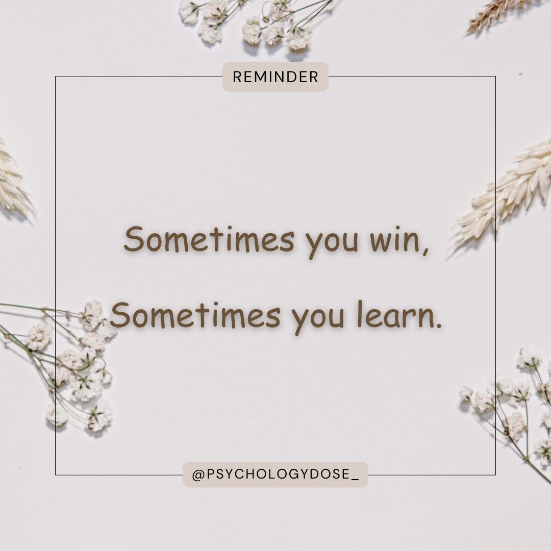 PsychologyDose_'s tweet photo. No failure, only lessons... https://t.co/a5ddBDQ6vO