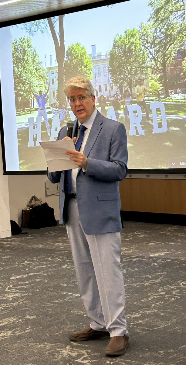 FernandoReimers's tweet photo. Celebrating our graduating students @hgse a special time when the entire community joins in saying good bye in great expectations for all the good they will do in the world. https://t.co/EW09bLQXKO