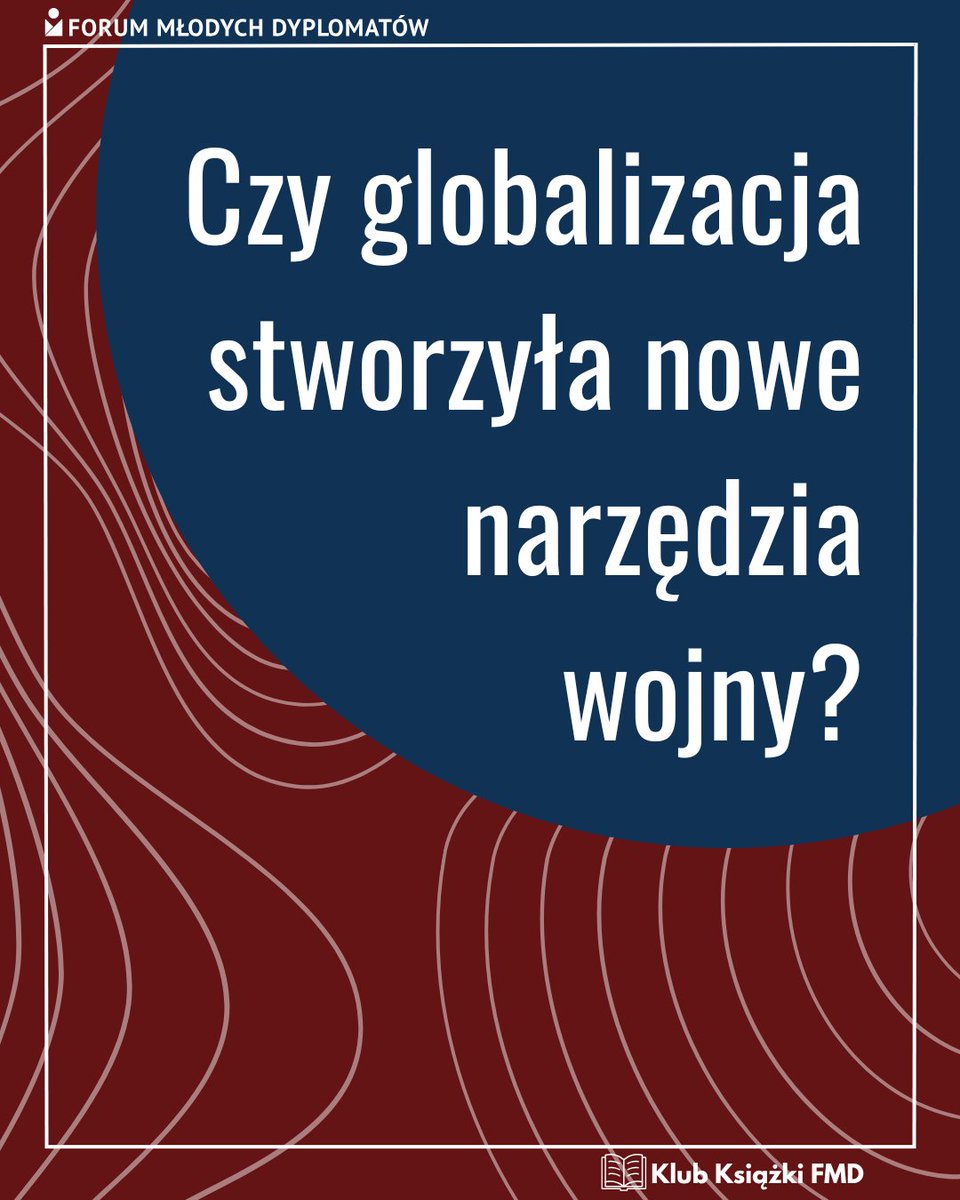 DiplomacyFMD's tweet photo. Czy globalizacja stworzyła nowe narzędzia wojny? 

O różnych rodzajach wojny słyszymy często. Ale czy mnogość jej narzędzi nie jest to wynikiem globalizacji? Mieliśmy szansę zastanowić się nad tym, omawiając książkę "Punkty krytyczne" @Przeswity 

Więcej: https://t.co/7SbRp4aSXi https://t.co/GsccXT0mT2