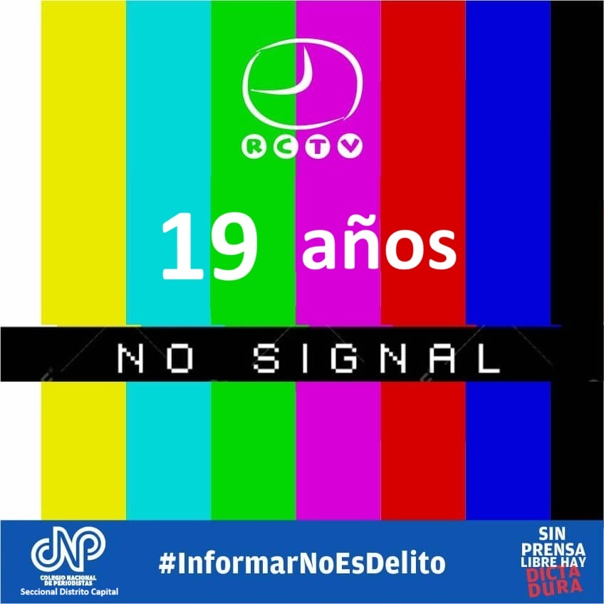 CNPCaracas's tweet photo. #27May Hace 19 años el cierre de RCTV transformó el mapa de medios en Venezuela. Desde @CNPCaracas recordamos que no fue un trámite, sino el inicio de una política de silenciamiento.

Hoy la censura mutó al bloqueo digital, pero el compromiso con la verdad sigue intacto. https://t.co/IYVrnVFSoH