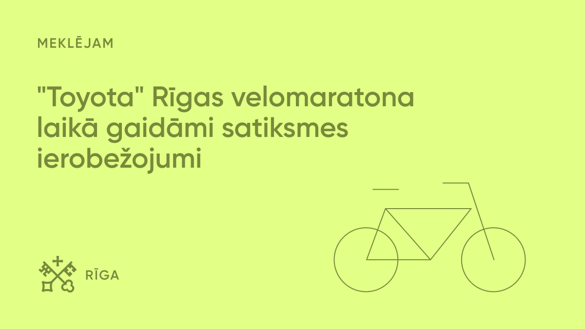 RigasDome's tweet photo. Šajā nedēļas nogalē, svētdien, 31. maijā, Rīgā norisināsies “Toyota” Rīgas velomaratons, tādēļ pilsētā gaidāmi būtiski satiksmes ierobežojumi. Tie stāsies spēkā pakāpeniski no sestdienas, 30. maija, plkst. 17.00. Savukārt svētdien satiksme vairākos ielu posmos tiks slēgta atbilstoši velomaratona braucienu norisei. Vairāk: https://t.co/jnBEL3wjPG