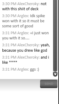 The_Arglex's tweet photo. Merfolks player is mad I am bringing a non top tier deck to a league instead of a friendly league.
Crazy world we live in XD
#mtgsalt https://t.co/DNfmPVxGRt
