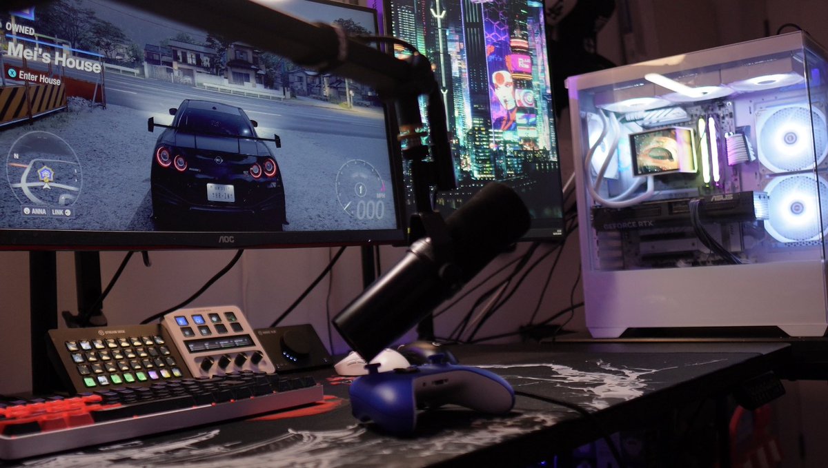 ActuallyCaramel's tweet photo. The Gamer x The Setup https://t.co/ULVOOzVyMu