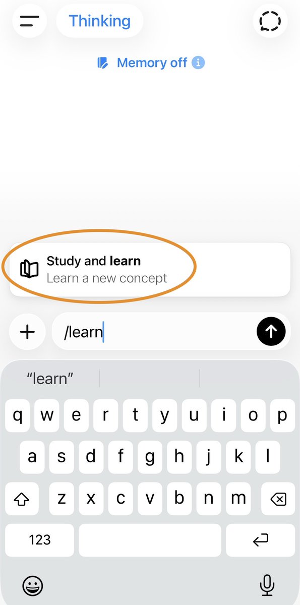 MindBranches's tweet photo. you don’t learn to play piano by pressing the demo button. 

stop having AI tools think for you and instead turn them into on demand teachers by turning on “learning” mode. 

Chat-GPT: type /learn
Claude: “+” chose style “learning”
Gemini: “+” click “guided learning” https://t.co/v06JeC7kfT