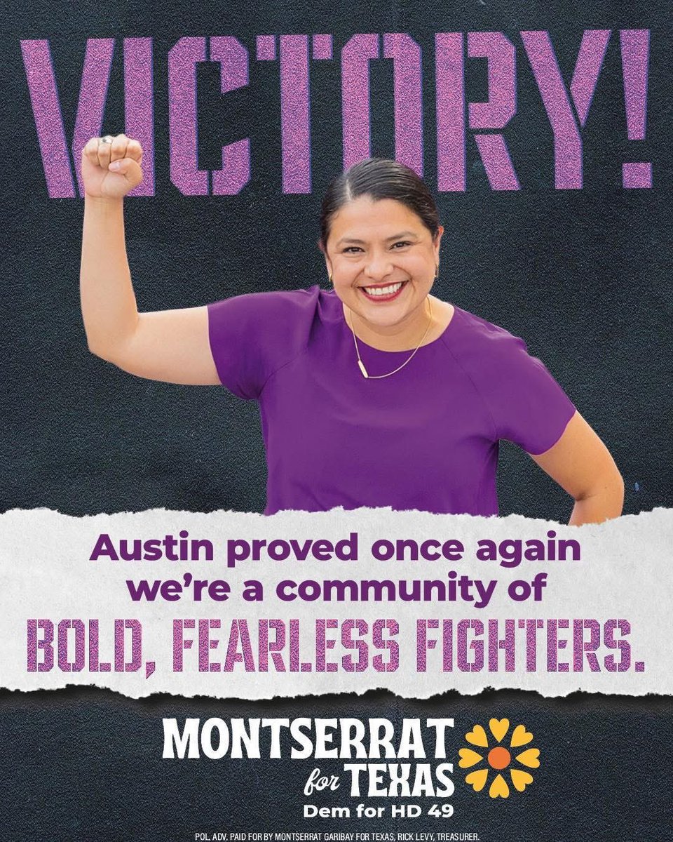 MontserratforTX's tweet photo. Thank you for the support, encouragement and for believing in our #TxHD49 campaign. 

I gave my heart and organizing skills to our campaign for the past 7 months and one thing is for sure when we organize, we win. 

#JuntosForJusticeUnidosForChange #IdentifyEducateMobilize 
#BilingualismIsMySuperpower