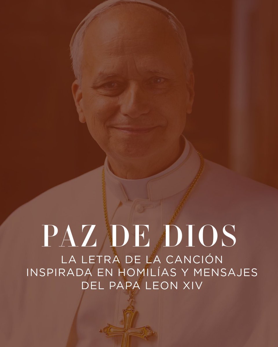 pabmartinez's tweet photo. Pueden escuchar completa la canción: Paz de Dios en plataformas digitales como Spotify, Apple Music, YouTube Music y demás. Gracias por apoyar la música católica. #pazdeDios #musicacatolica https://t.co/6xzGZIVeSg