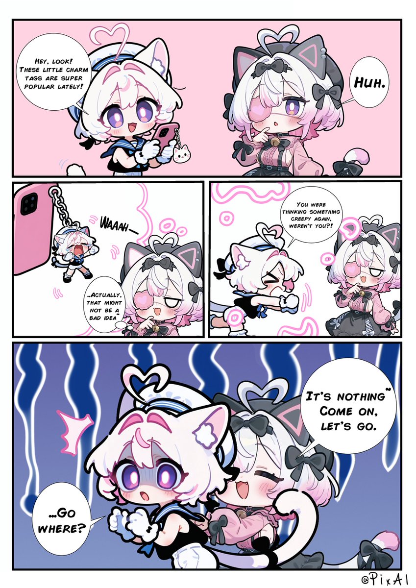PixAI_Official's tweet photo. [MioComics]  

Be my little charm.  

#MioComic https://t.co/CO24FNCPTv