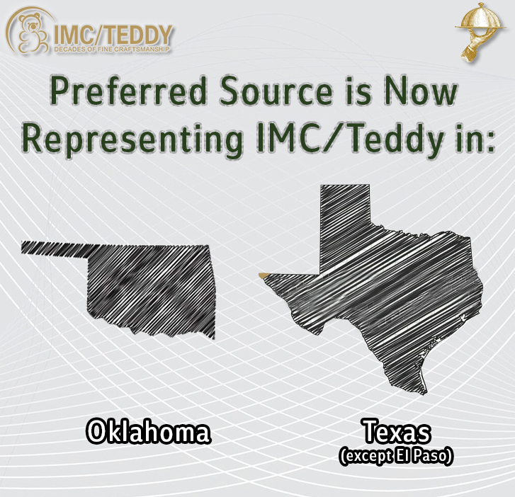 IMCTeddy's tweet photo. We are proud to announce that Preferred Source is now representing IMC/Teddy in Oklahoma &amp; Texas (except El Paso)! Click the here to contact Preferred Source for all of your sales &amp; customer service needs: https://t.co/GQS5WuEBZ0

#IMCTeddy #PreferredSource #Oklahoma #Texas #Rep https://t.co/9RMcXoMqb4