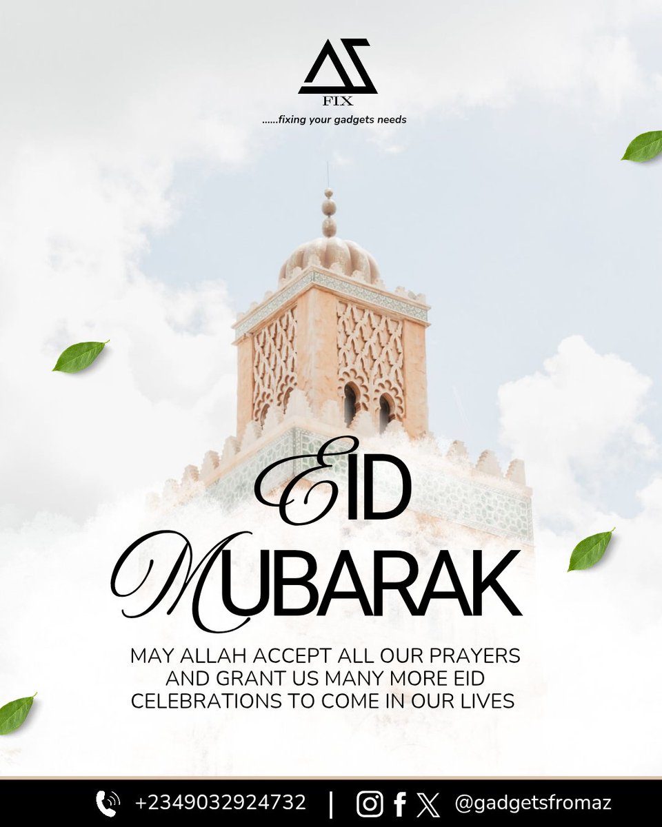 azfixng's tweet photo. To our dear valued and esteemed customers 
Eid Mubarak 🕌 
Taqabbalallahu minna wa minkum wa kullu aamin wa antum bikhair https://t.co/2MZSVtRePW