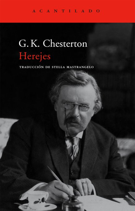 ProfesorJonk's tweet photo. "La diferencia entre el poeta y el matemático es que el poeta intenta meter la cabeza en el cielo, mientras que el matemático intenta meter el cielo en la cabeza"
G. K. Chesterton.
Uno de los escritores más prolíficos y respetados del siglo XX
#Efemeride #GKChesterton #literatura https://t.co/BRumFGGcRX