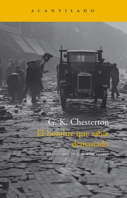 ProfesorJonk's tweet photo. "La diferencia entre el poeta y el matemático es que el poeta intenta meter la cabeza en el cielo, mientras que el matemático intenta meter el cielo en la cabeza"
G. K. Chesterton.
Uno de los escritores más prolíficos y respetados del siglo XX
#Efemeride #GKChesterton #literatura https://t.co/BRumFGGcRX