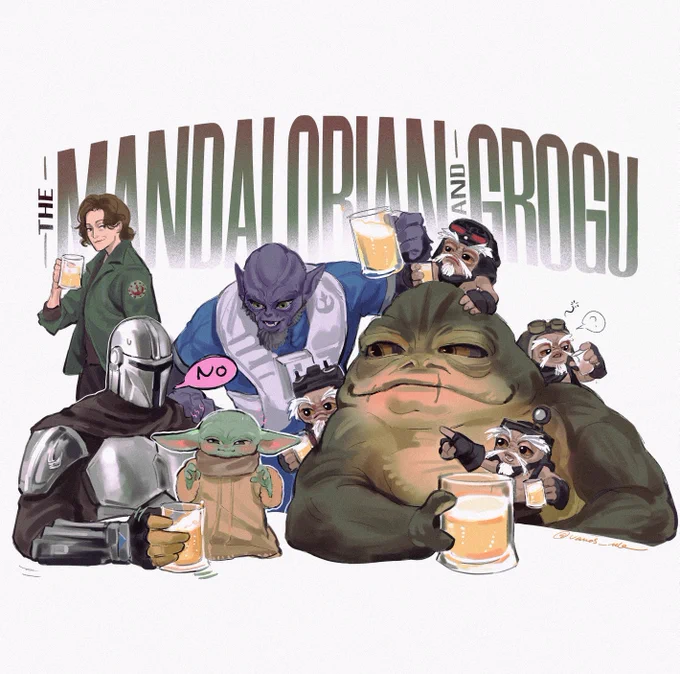 #TheMandalorianAndGrogu Everyone's soooo cuteeee
