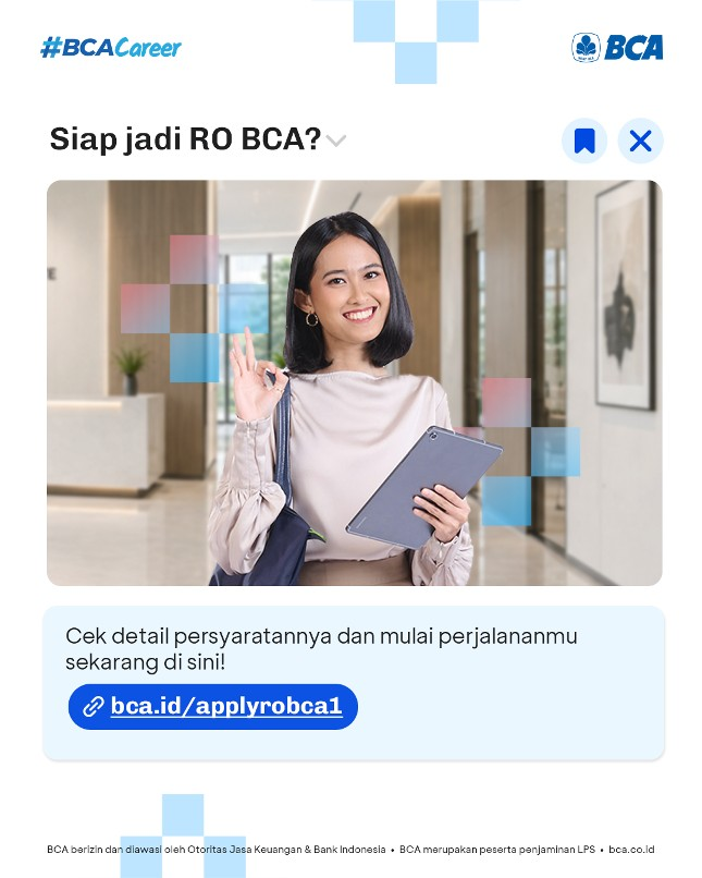 magnecareer's tweet photo. #LokerPam - PT Bank Central Asia Tbk (BCA) - Relationship Officer https://t.co/UqgpKM0qmi