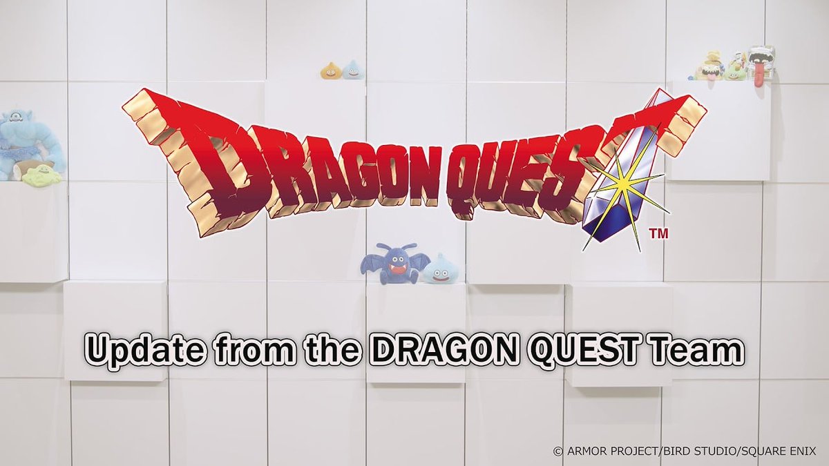 gematsu's tweet photo. "An Update from the Dragon Quest Team" will air in just under 15 minutes. Watch it here: https://t.co/107yKiSmJw https://t.co/Wh8nS6cchs