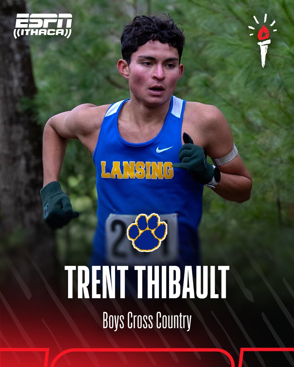 ESPNIthaca's tweet photo. Congratulations to our Fall Season Athlete Award recipients, who will be recognized at the 13th Annual Night of Champions on Sunday, June 14, 2026! 

Trent Thibault, Lansing
Tsadia Bercuvitz, Ithaca
Ella Green, Moravia
Aidan Clarke-Cabezas, Trumansburg https://t.co/sLkem3LhTk