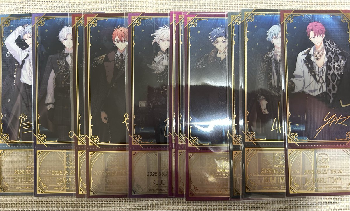 ruii0608's tweet photo. 【交換】アイナナ EXPO 2026 クリアカード クリカ 特典 キラステ

譲)画像参照
一織 三月 環 壮五 陸 天 百 トウマ 悠

求)expo クリカ 
巳波 千 大和(FF様分)>>虎於 (緩募)

定価を大体で揃えて頂けると嬉しいです。
異種含む方優先
FF様分の大和含む方優先
お気軽にお声掛けして頂けますと幸いです。 https://t.co/hMCafwhdKF