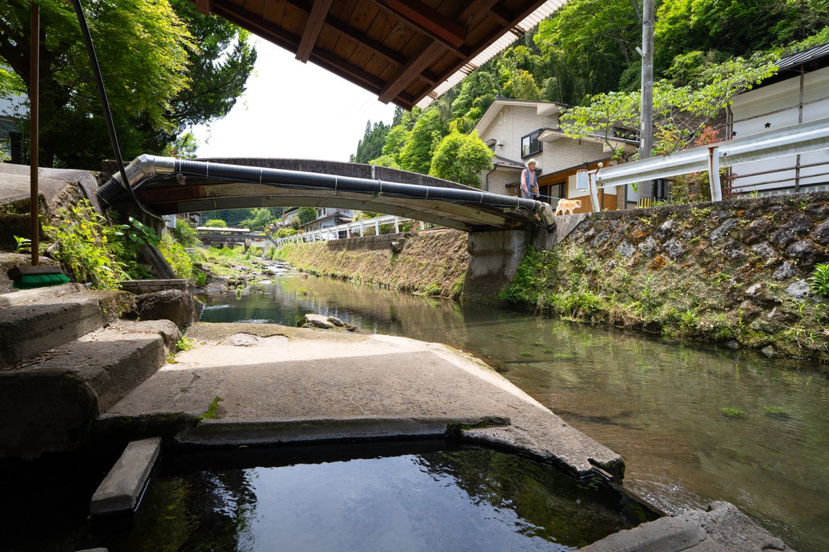 Ichiban_Japan's tweet photo. La source chaude la plus embarrassante du Japon ♨️

C'est le surnom de ce bain situé dans le tout petit village thermal de Manganji Onsen, dans la préfecture de Kumamoto.

Une appellation qui est clairement méritée, car il ne faut pas avoir froid aux yeux pour se plonger dans ce bon Onsen mixte sauvage ! La baignade se fait évidemment nu, et le bassin est situé juste devant une route empruntée par les passants et voitures qui peuvent absolument tout voir.

Une expérience réservée aux véritables adeptes des sources chaudes secrètes et inédites ! ♨️