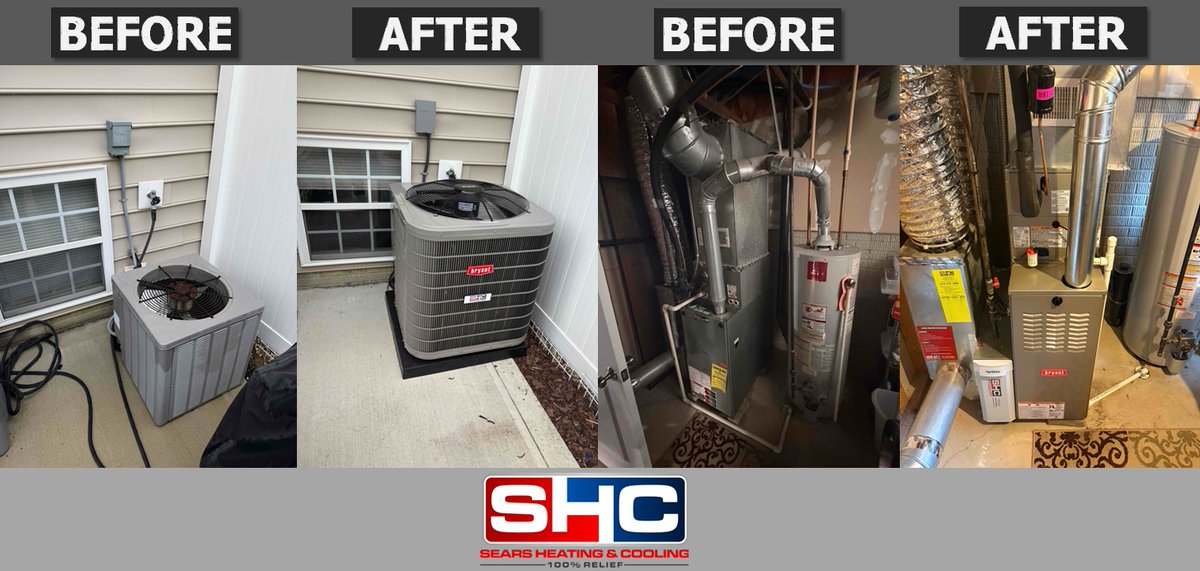 SearsHVACCols's tweet photo. New Bryant system installed yesterday! https://t.co/wbomiQ5p3a