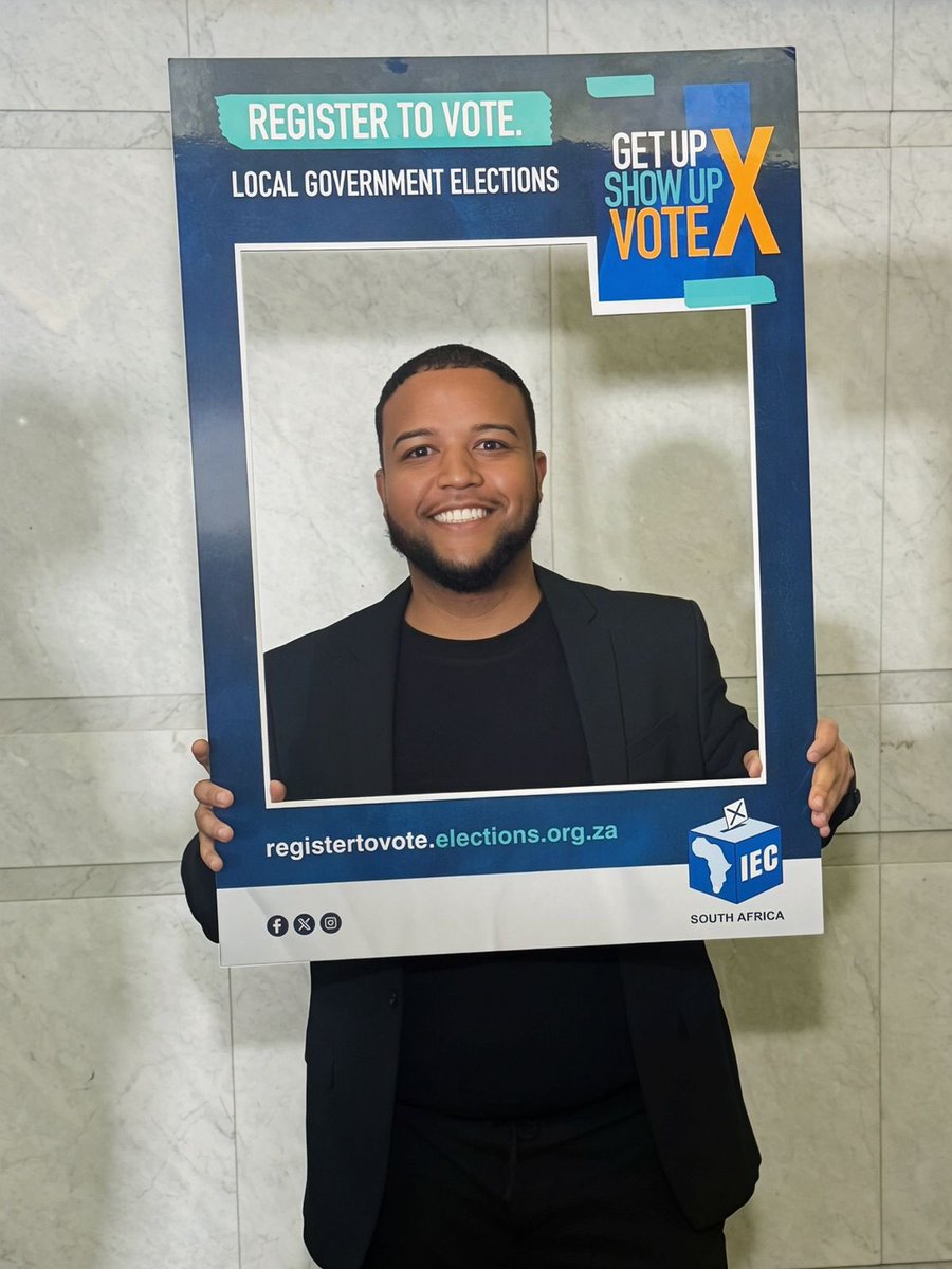 ForDemocracySa's tweet photo. 🗳️ Defend Our Democracy was proud to attend the @IECSouthAfrica official launch of its national campaign for the 2026 Local Government Elections.

Under the slogan "Get Up. Show Up. Vote,” the IEC has signalled not just the start of the campaign period, but a renewed commitment to making democracy accessible, credible and participatory for every South African.

We particularly commend the IEC for embracing technology as a tool for democratic inclusion, and for placing youth at the centre of this election campaign, not as an afterthought, but as the future this democracy must serve.

Local government is where democracy is lived daily, in your water, your roads, your safety. How can you as a citizen do your bit for democracy? Well, the 4 November 2026 elections is a great opportunity to get started on shaping who delivers on those promises in your community.

Two ways to act:
✅ Register to vote: make sure you're on the voters' roll! https://t.co/5t4loSfn2m 

👁️ Become an Election Observer: join thousands of citizens helping to ensure our elections remain free, fair and accessible to all South Africans. 

✍️ Join Election Watch: https://t.co/VVoUpCadzy

This is your country. KWANELE! YOUR VOTE, YOUR POWER! 

#IEC #GetUpShowUpVote #Kwanele #MyVoteMyPower #ElectionWatch #LocalGovernmentElections #Elections2026 #SouthAfrica #Democracy #CivicEngagement #DefendOurDemocracy #ActiveCitizenship