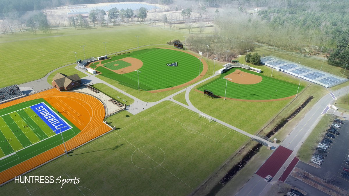 stonehill_info's tweet photo. ⚾️ Where competition meets connection! 🥎

The new Athletic Fields Complex will transform the outdoor gameday experience at Stonehill—creating a dynamic space for Skyhawk baseball and softball. https://t.co/z6dv2I0Fa2