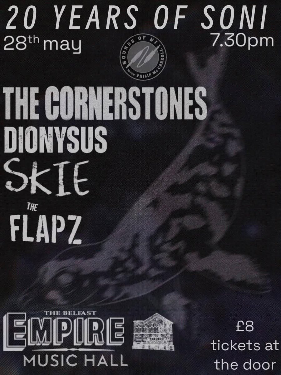 Skie_Band's tweet photo. We're playing @belfastEmpire TOMORROW!🚨 Thanks to @SONILive1 for having us! We hope to see you all there ❤️ https://t.co/xx6rGJdHcd