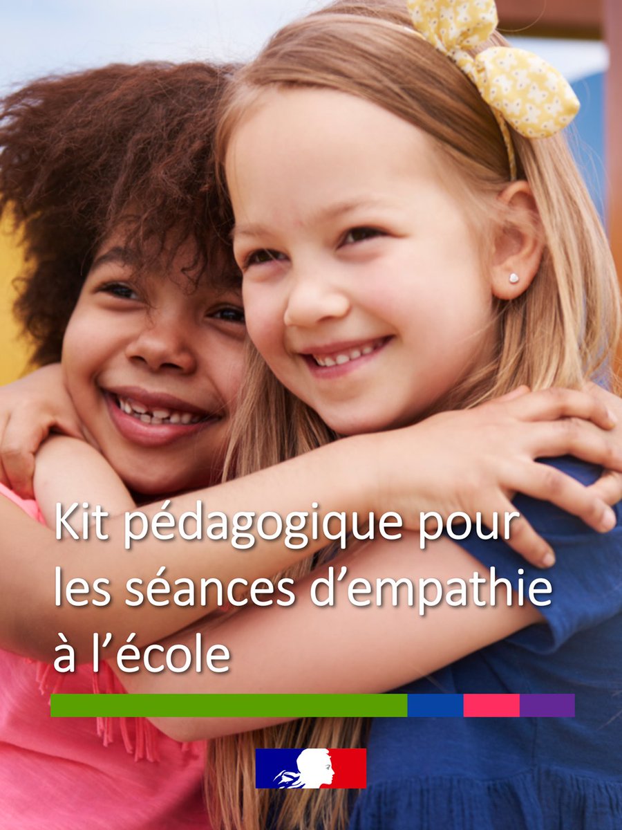 Eduscol's tweet photo. ❓Comment développer et mettre en œuvre les compétences psychosociales des élèves ?

👉 Le kit empathie en 3 volumes, complété par un hors-série sur les émotions, apporte un éclairage théorique et des repères pour l'animation des séances pédagogiques ⤵

https://t.co/KZMajclblA https://t.co/EMOctZYxq4