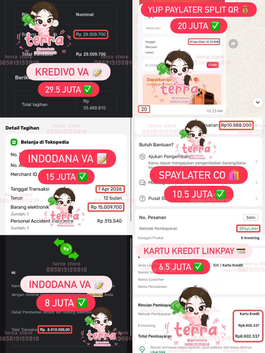 ailzve's tweet photo. @_nocturnalnerd haaii bisa langsung ke terra store aja kakk, udah pasti trusted dan amanah ⭐️✅

📝 order melalui WA 085815152818 https://t.co/36ugakYgdH