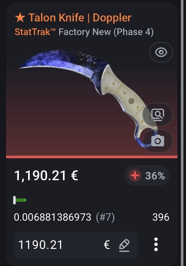 KawsElmoSEB's tweet photo. Anyone interested? 

I would love to buy my karambit bluegem 🥶

#cs2 #csfloat https://t.co/fokprWswvK