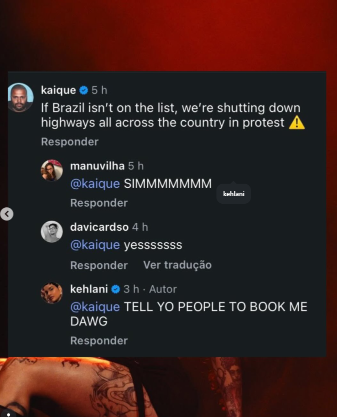 Kehlani Brasil tweet media