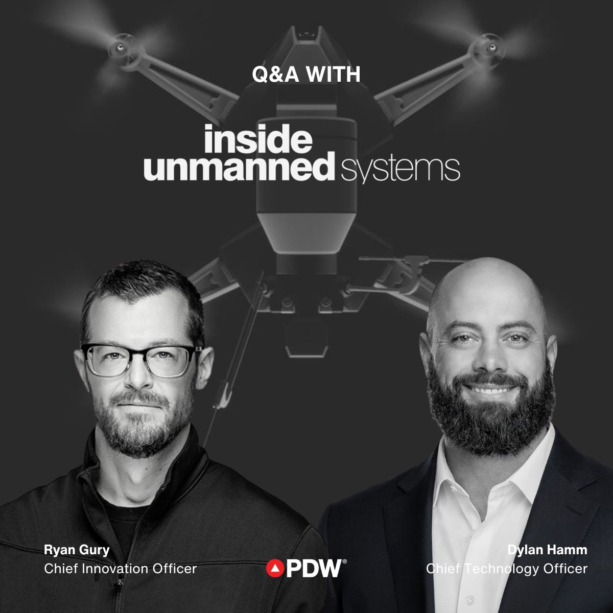 PDW_ai's tweet photo. The tactical drone market is moving fast, but the real challenge is no longer just building a drone. It’s building systems that operators can effectively deploy, adapt, sustain, and scale in real-world conditions.

PDW’s Chief Innovation Officer @rgury and Chief Technology Officer Dylan Hamm sat down with @InsideUnmanned to discuss the evolving Drone Dominance landscape, lessons learned from Gauntlet 1, and where the market is heading next.

The conversation covers:
• Operator workflows and reducing cognitive load
• Scaling pilot training and operational readiness
• Designing for contested EW environments
• Modular systems and payload flexibility
• Building domestic supply chains that can actually support mass production

Success on the battlefield will require companies to combine superior performance, manufacturability, and operational utility, not just demos and prototypes.

Read the full interview in comments below.