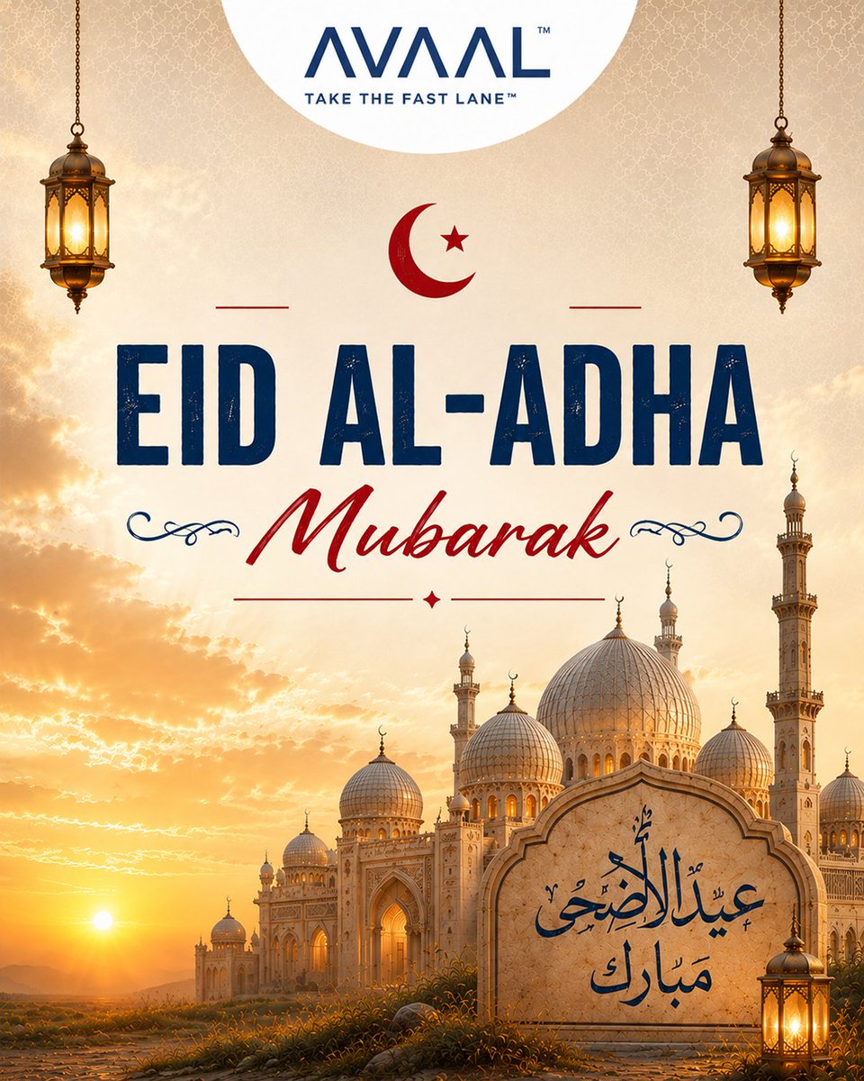 avaaltech's tweet photo. Eid al-Adha Mubarak 🌙✨

May this joyous occasion bring peace, happiness, and abundant blessings to you and your loved ones.

#EidAlAdha #EidMubarak #PeaceAndJoy #Togetherness #Blessings #CelebrateEid https://t.co/tqrPlLQTMF