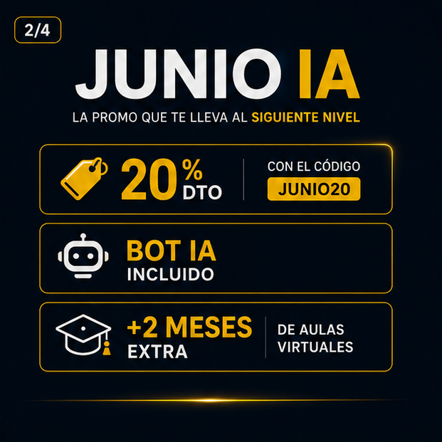 CodigoTrading's tweet photo. • 20% DTO
• Bot IA incluido
• +2 meses extra de Aulas

Accede aquí: https://t.co/DWmtk6e9GX

Código: JUNIO20
#Trading #InteligenciaArtificial #ChatGPT #MetaTrader5 #IA

⚠️Advertencia: El trading conlleva alto riesgo de pérdida de capital. La información es solo informativa. https://t.co/4odIe1Sk9p