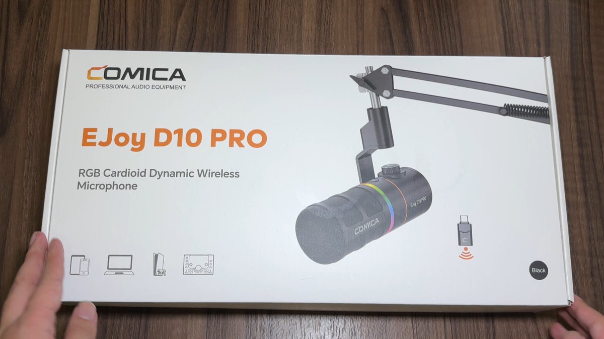 Malphoy_AE's tweet photo. COMICA様からマイクをご提供頂きました❗️
@ComicaAudio_JP

「COMICA EJoy D10 Pro」
・有線とワイヤレスの2つの出力モード
・148kHz/24bitプロ音質＆ノイキャン
・RGBライティング＆EQ効果

気になる方は是非！
https://t.co/KOjTfJ8L53 https://t.co/RfizyjkRFY