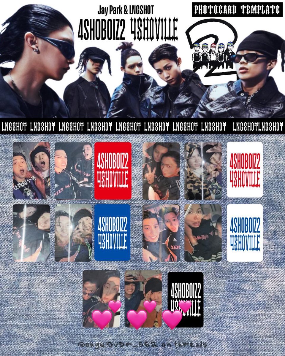 yucha_ace's tweet photo. LNGSHOT ロンシャ ロングショット 交換 4SHOBOIZ2 4SHOVILLE ジェボム オユル リュル ウジン ルイ

譲 画像 1、2枚目 裏 赤

求 3枚目 💕 裏 黒

郵送交換📮
お気軽にお声掛けください🍀

 #lngshot  #lngshot交換 https://t.co/B0rRAwjy6S