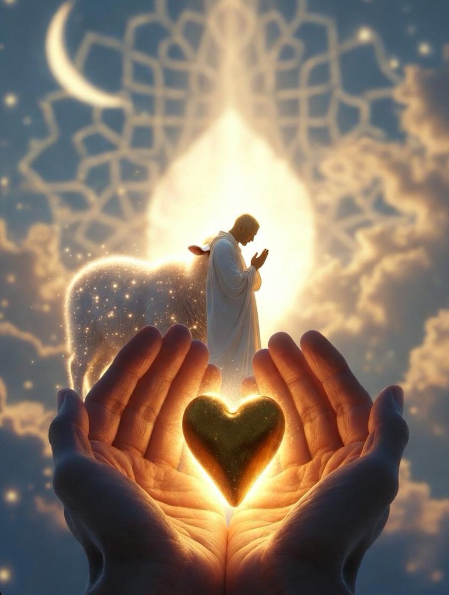 zmaykhaz's tweet photo. #عید_قربان یعنی از «من» بگذری تا به «او» برسی.

قربانی کن تعلقاتت رو، نه فقط گوسفند!

دل‌ها رو به هم هدیه کن... https://t.co/PWWh1TCfy6