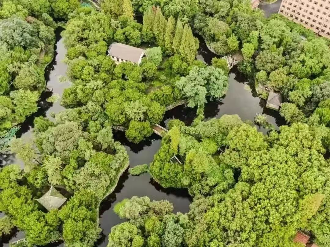 SHYangpu's tweet photo. While Shanghai races forward, the Ye Family Garden lingers in a quieter rhythm of its own🍃. 

Originally built by Ye Yiquan, son of prominent Zhejiang businessman Ye Chengzhong, in 1923, the estate invites visitors into a richly layered world of rockeries, still waters, and architecture shaped by both Chinese and Western styles.

📍: No 507 Zhengmin Road, Yangpu district 

@BoundforChina @izhejiang @InZhejiang