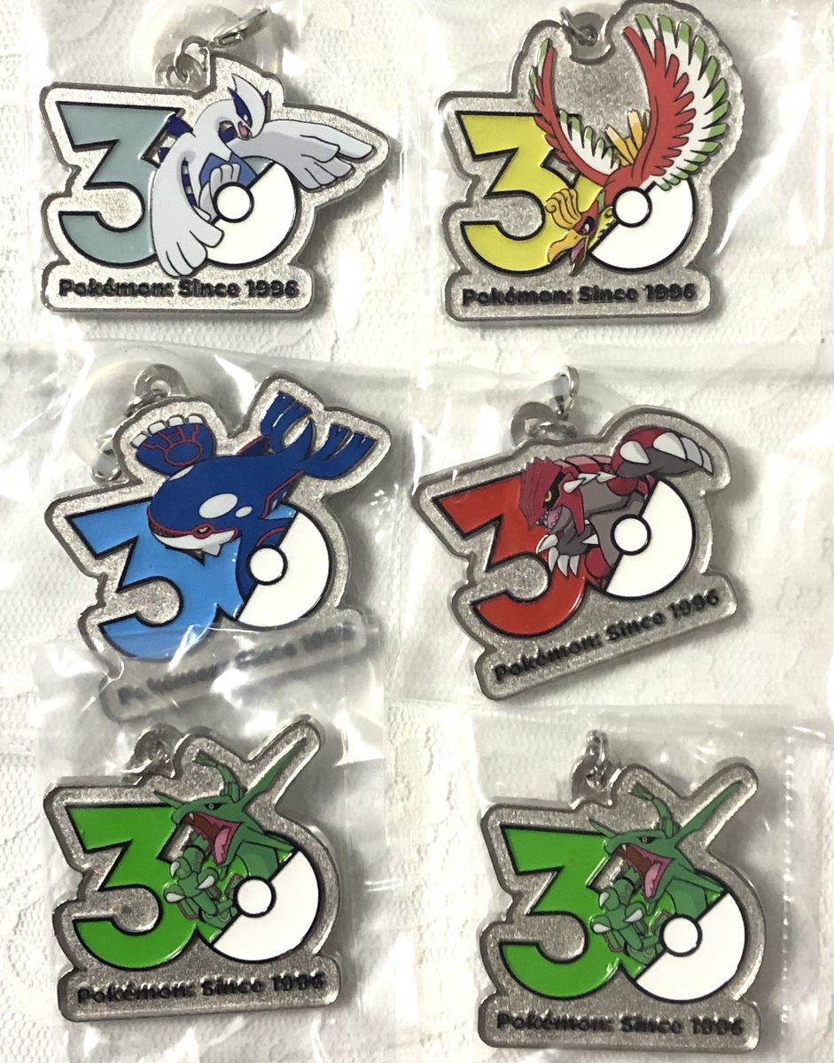 ポケモン30周年チャーム◓⃙⁣ ルギアとホウオウ揃ったの嬉しいけど