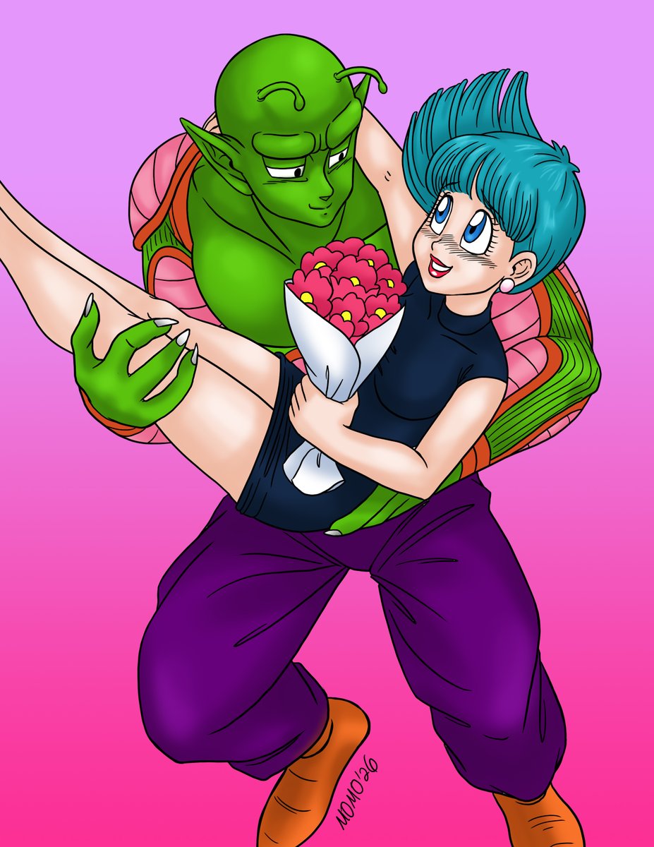 chiomomo1981's tweet photo. #Romantimayo No. 2 #Piccoro y #Bulma: #Piccolo https://t.co/8yzr3fOujG