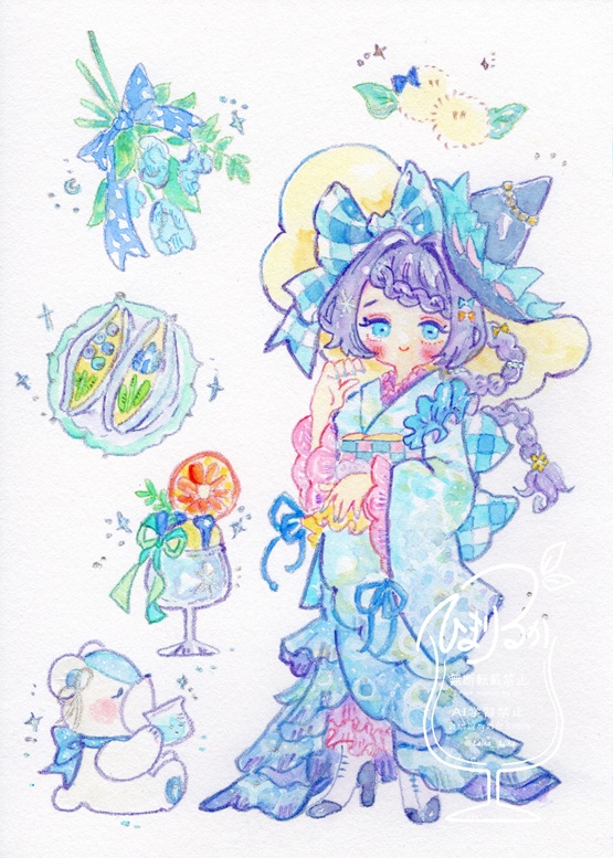 Lalka_Lilka's tweet photo. #ラルカリルカ
 #OCㅤㅤ 

サフィーアときゅーちゃん https://t.co/w2DyGGGBOq