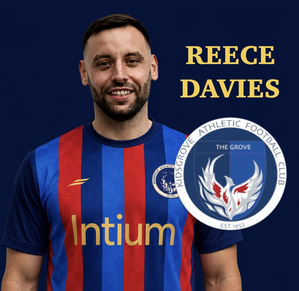 OfficialKAFC's tweet photo. 📰 BREAKING NEWS 📰

Reece Davies has agreed terms with the Mighty Grove for the 2026/27 season.

The centre half made 31 league appearances for Winsford last season scoring 7 goals.

He won more MOTM awards than any other player and captained the club on numerous occasions. https://t.co/xtI2lFOYJ4