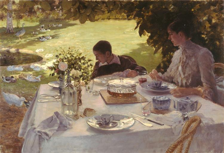 LGrsab78469's tweet photo. Giuseppe De Nittis –  italiano impresionista, aaay cómo enamora esa luz, debilidad por la mesa, yo es que no soy mucho de animalicos. Si el calor lo permite, tened una agradable pausa en vuestro día día  😋! https://t.co/yVZBgRWx1b