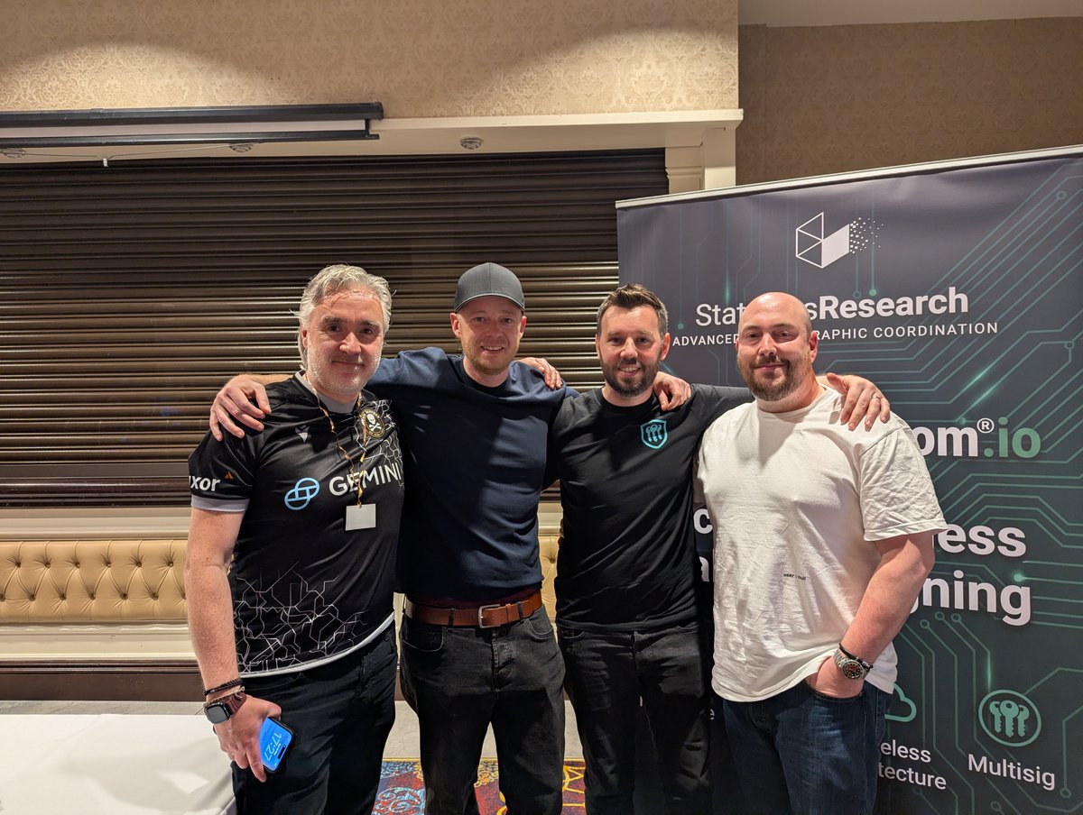 SigningRoom's tweet photo. What a Blast @BitcoinconfIRL! 
Great to meet some of the best HODLers and voices in the space in Ireland!
Looking forward to attending @BTCPrague next! 🚀

@RMessitt @Princey21M @TheBitcoinPivot 

#Bitcoin #SigningRoom #MultiSig #ZoomOfMultiSig #StatelessResearch https://t.co/Ey04dSqRhB
