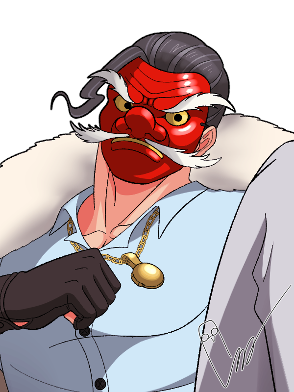sim_chang_e's tweet photo. Mr. Karate CotW Fanart👺🐯 https://t.co/iXlTCl7sMc