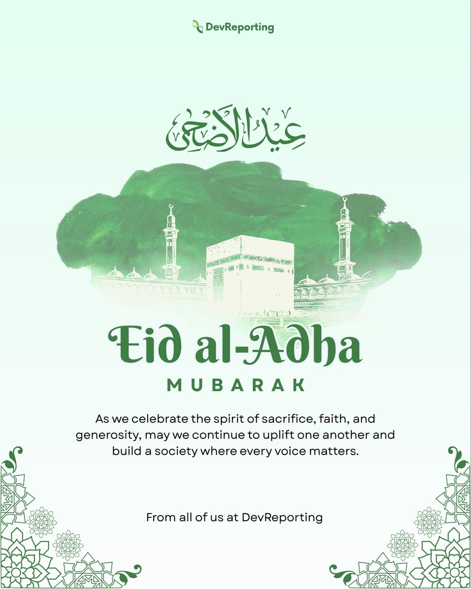 DevReporting's tweet photo. Wishing you peace, joy, and countless blessings this Eid al-Adha. 🌙✨

May the season remind us of the power of faith, kindness, and giving to others. Eid Mubarak from  DevReporting

#EidAlAdha #EidMubarak #DevReporting #Eid2026 #Nigeria https://t.co/JNwDjqn0l5